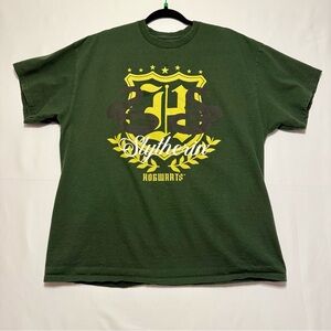 Harry Potter Slytherin Hogwarts Green T-Shirt Size XL‎ Excellent